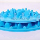 Interactive Anti Gulp Silicone Pet Bowl Slow Feed Dog Bowl thumbnail-6