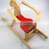 2016 OEM Solid Wood Rocking Horse Baby Ride on Toys thumbnail-2