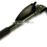 5 in 1 Folding Camp Shovel, Hoe, Compass, Saw and Bottle Opener With Free Compact Carrying Case thumbnail-3