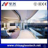 Exterior PVB Film Laminated Balcony Glass Curtain Window thumbnail-1