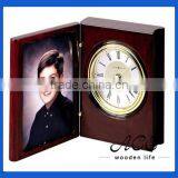 Personalized Wooden Photo and Clock Box Wooden Clock with Picture