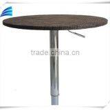 Rattan Wicker Modern Adjustable Bar Round Table thumbnail-3