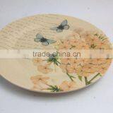 Modern Double Layer Bamboo Fiber Living Room Fruit Dish Cake Plate Rack thumbnail-5