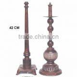 Cast Brass Lamps Base With Patina Finish thumbnail-1