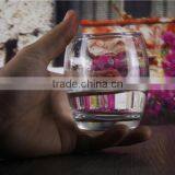 Egg Shape Clear Glass Drinking Cup for Red Wine and Whiskey thumbnail-3