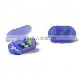 Plastic Metal Pill Box/pill Case for Travel
