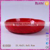 Wholesale Olive Branch Desgin Ceramic Candy Dish thumbnail-1
