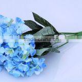 42cm Artificial Hydrangea Flowers 6heads Fake Silk Hydrangea Flowers thumbnail-2