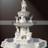 Outdoor Stone Garden Figure Water Sandstone Fountain thumbnail-1