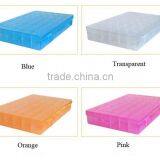 36 Compartments Clear PP Plastic DIY Tool Organizer Storage Box With Adjustable Dividers thumbnail-5