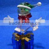 LED Color Changing Animated Acrylic Snowman thumbnail-1