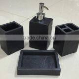 Bathroom Set, Set of FOUR (Black) thumbnail-1