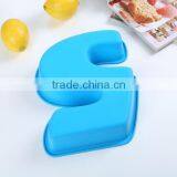 Hot Sale Birthday Number 5 Shape Silicone Cupcake Mold,cake Pan,bakeware Cake Mold thumbnail-2