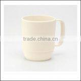 Plastic Handle Elegant Reusable Coffee Cup,OEM 8oz 10oz Promotional Plastic Coffee Cup and Mug Cup,OEM Plastic Coffee Tea Cups thumbnail-1