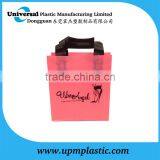 High Quality PE Flexo Printing Black Flexiloop Handle Plastic Bag for Fabulous Footwear Shop Packaging thumbnail-2