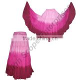 Tribal Gypsy Belly dance 25 yards 4 Tiered Pure Cotton Skirt Tie-dye