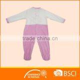 New Fashion Cartoon Light Pink Long Sleeved Cotton Baby Clothes Romper thumbnail-2