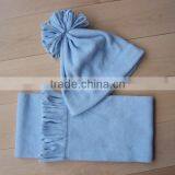 Embroider Polar Fleece Hat Scarf Mitten Sets thumbnail-2