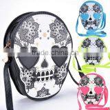 New Women's Fashion Bag Vintage Skull Bag Coin Purse Handbag Messenger Bags Shoulder Bags SV010148#