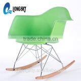 LS-4012B Plastic Armrest PP Classic Rocking Chair Home Furniture Chair Modern Bentwood Rocking Chair thumbnail-4