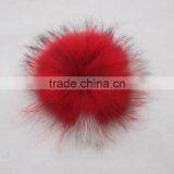 Myfur Fur Ball Raccoon Fur Pom Poms For Hat With Snap thumbnail-3