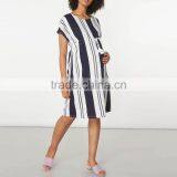 Comfortable Maternity Fashion Dress Clothes Cheap With Drawstring Waist thumbnail-3