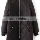 Runwaylover EY0989C Women Windbreaker Classic Long Padded Coat thumbnail-5