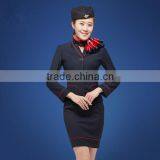 Flight Attendant Hat And Bespoke Airline Uniforms Sets Pattern thumbnail-1