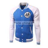 Autumn and Winter Men With Cashmere Raglan Sleeve Seven Dragon Ball Anime Baseball Jacket Coat Hoody Wukong thumbnail-1