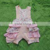 Stylish Infant Toddler Girls Sleeveless Cotton Smocked Baby Bulk Boutique Baby Girl Rompers