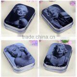 2017 Customized Mini Square Small Iron Box Packaging With Logo Printing thumbnail-2