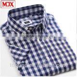 Latest Custom Plaid Short Sleeve Men's Shirt thumbnail-1
