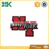 Embroidered Iron On Patches Sew on Letter NEW YORK Patches for Clothes thumbnail-1