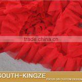 Double Layer Mesh Ruffled Ribbon Trim for Skirt Decoration 5 cm Wide 10 Colors for Choice thumbnail-4