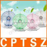 New Arrival Creative Mini USB Coffee Cup Fan Rotatable Hanging Portable Fan Strong Little Fan Drop thumbnail-1