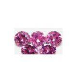 Colored Round Cubic Zirconia Gemstone thumbnail-1