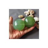 Natural xiuyan jade massage ball