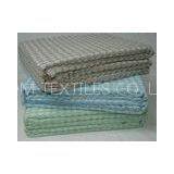 Anti - Bacteria Dobby Bamboo Throw Blanket With 50% Bamboo + 50% Cotton