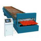 Custom Roof Panel Roll Forming Machine With Hydraulic Cutter 0 - 10m/min 11 Stations