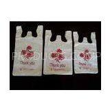 Shopping Plastic Poly Printed Bags in Black White for Supermarket