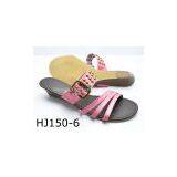 Ladies' Sandal(HJ150-6 PEACH) thumbnail-1