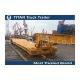 Economic and flexible lowboy gooseneck trailers / 3*15 tons tri axle trailer