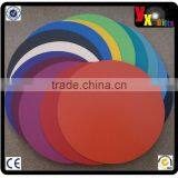 Set Of Six Round Leather Coasters by Artbox thumbnail-1