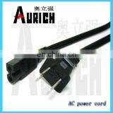 Home Appliance Application Hair Iron Power Cord and NEMA Male End Type Power Supply Cable