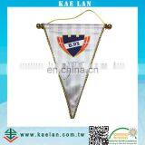 Football Team Logo Design High Quality Custom Pennant Sublimation Flag