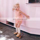 2019 New GIRLS BACKLESS Jumpsuit Rompers Infant Toddler Romper Baby Unique Bodysuits thumbnail-2