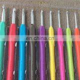 Sweater Needle Crochet Tool New Rainbow Soft Handle Plastic Alumina Crochet Hooks Set of 8PCS thumbnail-7