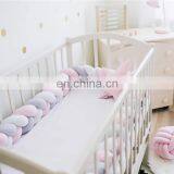 Stock Fashionable Handmade Knot Baby Nest Pillow Newborn Crib Bumper thumbnail-1