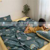 China Factory Direct Supply Wholesale 100 Cotton Reactive Printing Floral Pattern Full Size Bed Linen Comforter Bedding Set thumbnail-6