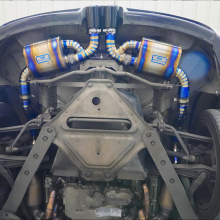 Titanium Alloy Exhaust Pipe With Manifold Full Set for Porsche Cayman 981 Auto Modification Electronic Valve Whatsapp008613189999301 thumbnail-4